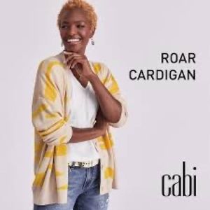 [NEW] Cabi Roar Cardigan - Tiger Stripe (The Dreamer) Size: S
